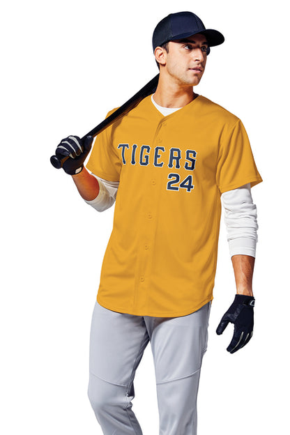 Full Button Baseball Jersey