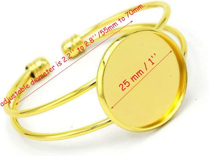 Cabochon Ajdustable Bracelet