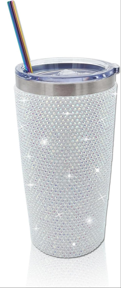 Rhinestone Modern Curve Tumbler