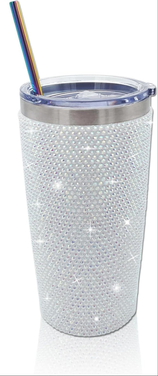 Rhinestone Modern Curve Tumbler